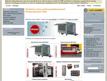 Tablet Screenshot of materiel-restauration-pro.com